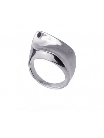 Organic design ring - hypoallergenic surgical steel