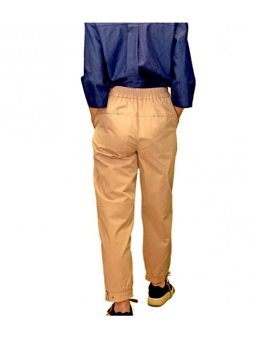 Cotton trousers - front seams