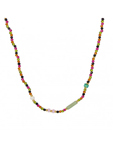Long necklace-chain and beads