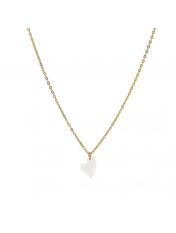 Heart necklace-surgical steel