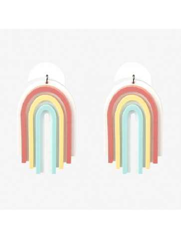 Rainbow – Plexiglass σκουλαρίκια