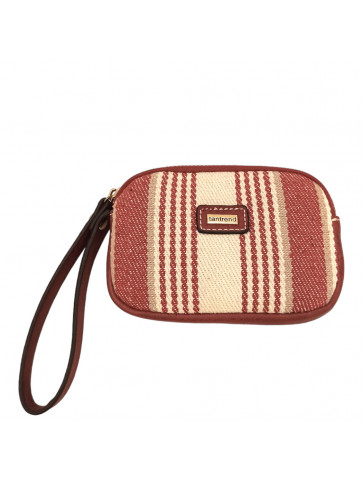 Toilet-bag-striped fabric