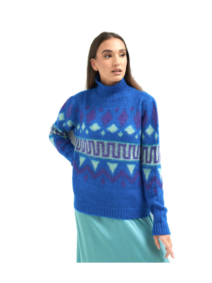 SWEATER WITH CRATER NECK