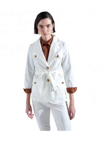 White Jacket - Gold Buttons - Sahara style