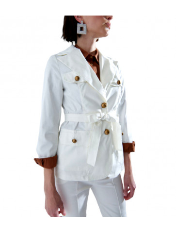 White Jacket - Gold Buttons - Sahara style