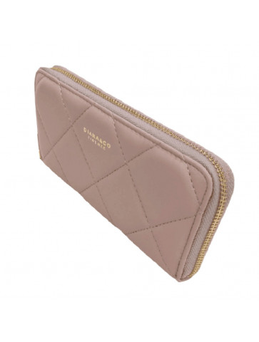 Zippered wallet - diamond exterior seams
