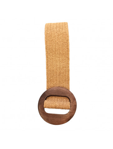 Knitted belt - Wooden buckle