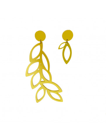 Plexiglass earring - Olive