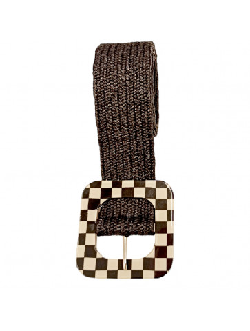 Knitted belt - square buckle