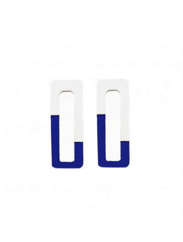 Earrings- Plexiglass-Mirror  Clip