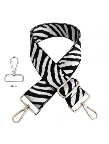 Bag strap - zebra print