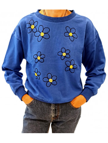 Sweatshirt -flowers