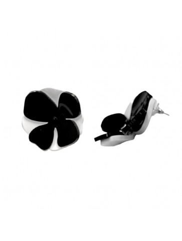 XL Plexiglass earrings-Flower