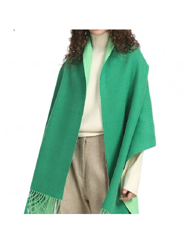 Monochrome 2-sided pashmina - Green