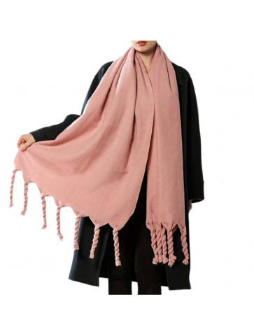 Scarf - twisted fringes