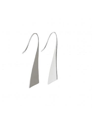 Earrings - stainless steel - linear shape