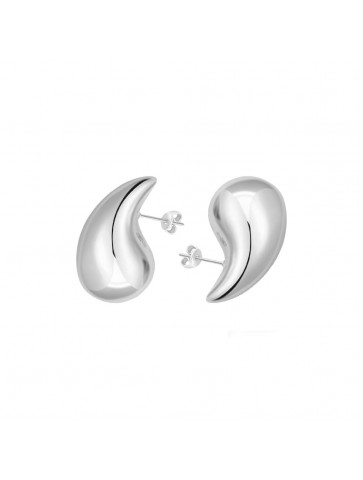 Earrings - stainless steel - drop shape