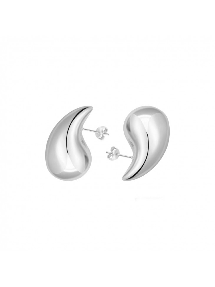 Earrings - stainless steel - drop shape