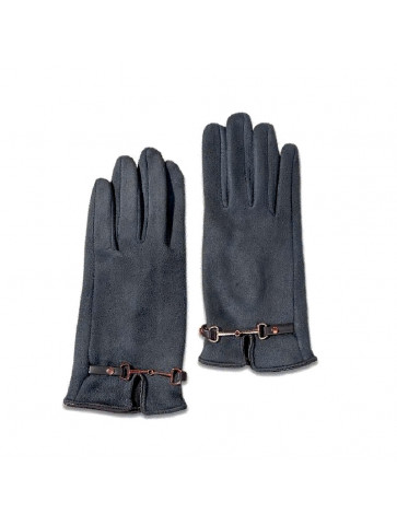 Gloves - gold buckle