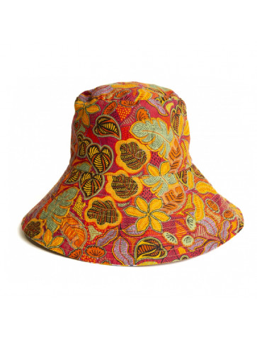 Reversible "bucket" hat-Floral