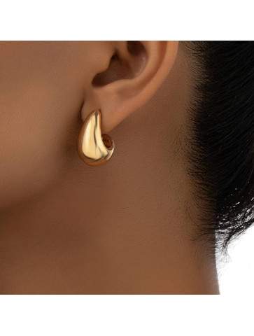 Women's Earrings - stainless steel - drop shape