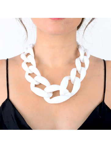 Women's Short Necklace-chain design-Resin