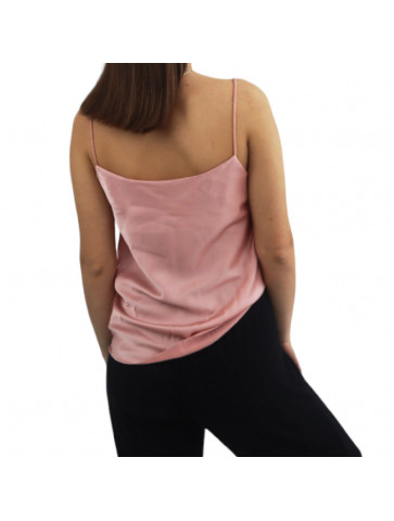 Women's lingerie - Monochrome satin - Drape - Relaxed fit