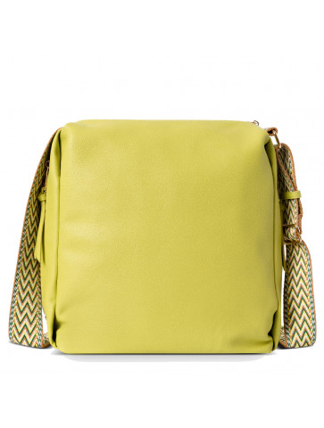 Women's NOBO shoulder bag - colorful strap - ecological leather