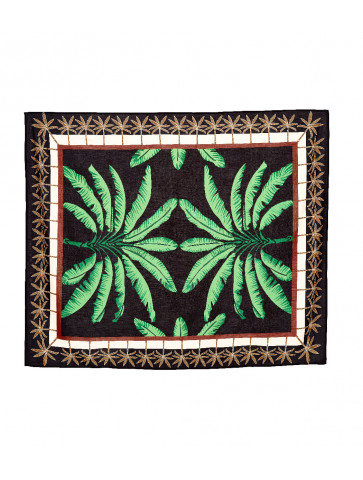 Women's Pareo - cotton blend fabric with print