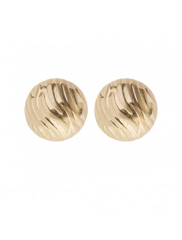 Round Earring - Satin finish