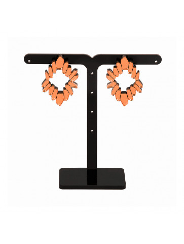 PlexiGlass Mirror - Women's Earring - DIAMOND