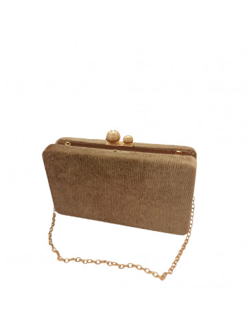 Evening bag-clutch-corduroy