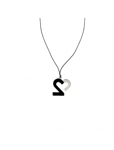 Plexiglass pendant charm 2025 - heart shape