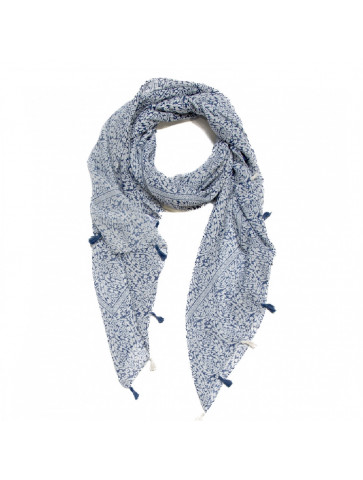 Soft-touch scarf - amoeba print
