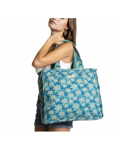 Beach Bag - Cotton - Floral print