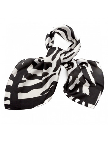 Women's scarf - Silk touch- Zebra print