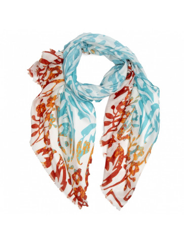 Women's Soft Touch Scarf - Natural Pattern - Polyester