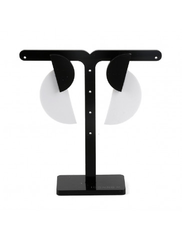 Semicircle Plexiglass earrings