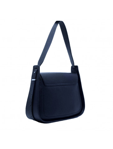 Women's shoulder leather-like bag