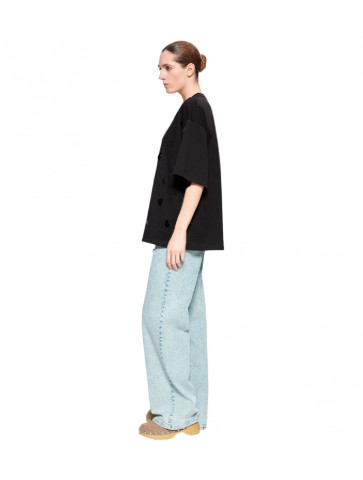 Women's T-Shirt -Cotton-Mirrors-Oversized