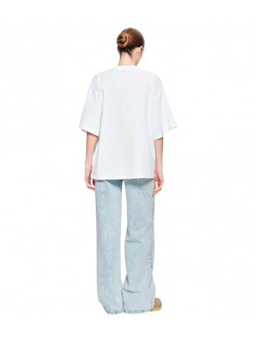 Women's T-Shirt -Cotton-Mirrors-Oversized