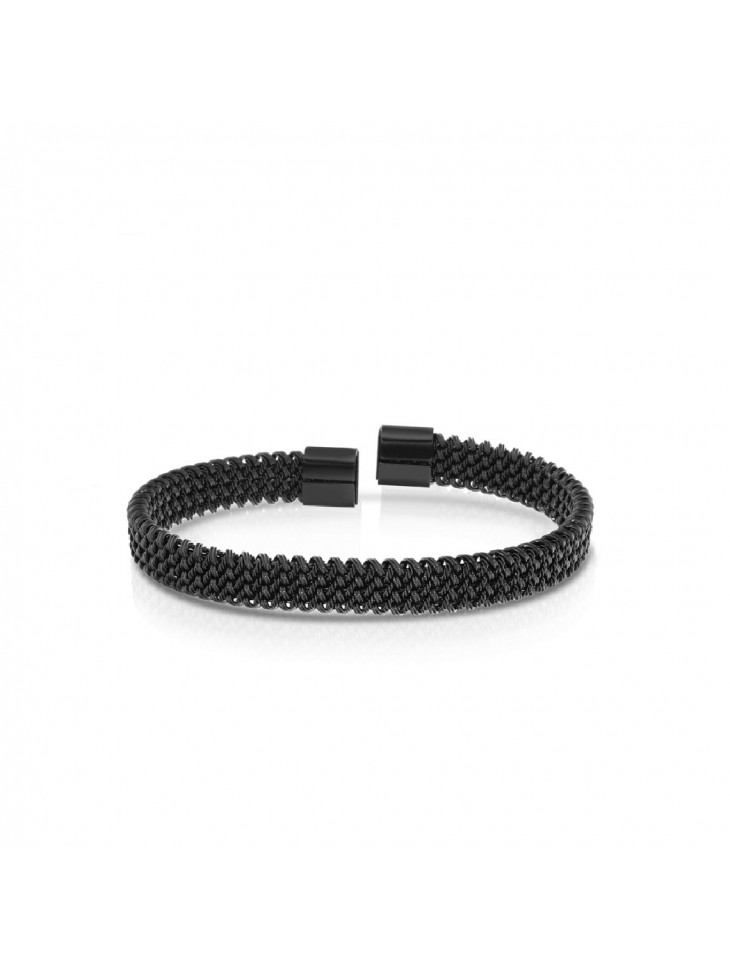 Women's bracelet - braided cuff - stainless steel Women's bracelet - braided cuff - stainless steel