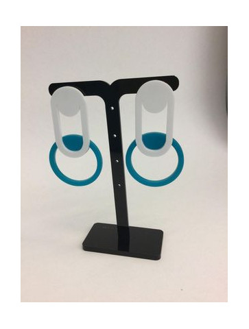 Plexiglass Earrings / Circle