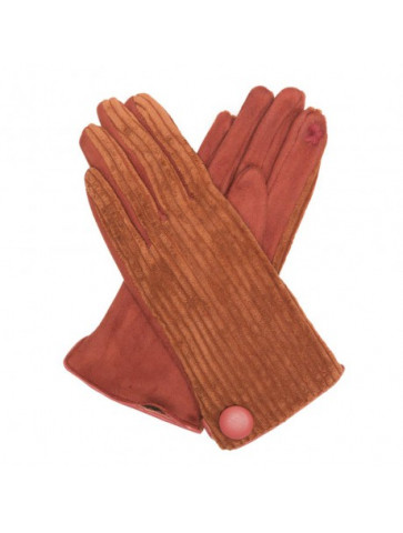 Glove in thick corduroy...