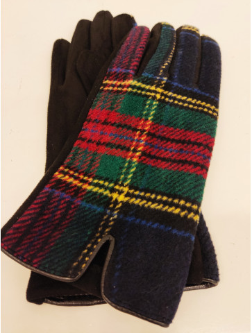 Plaid gloves - two colors