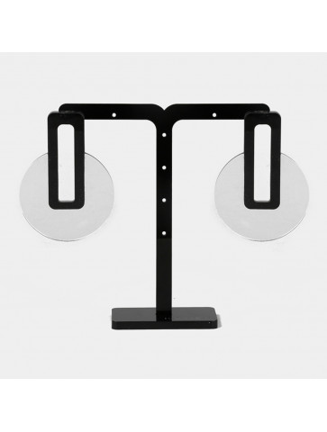 Round Clip – Silver - Black