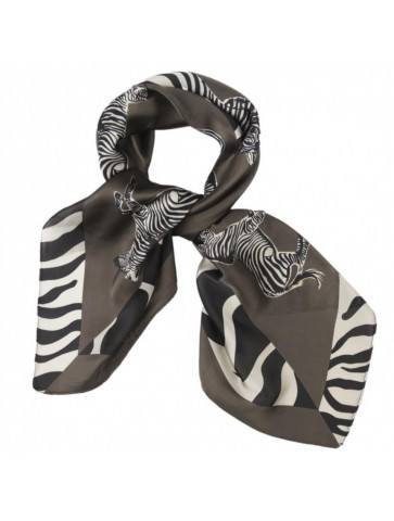 Square handkerchief - zebra pattern
