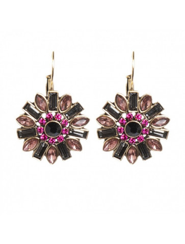 Flower-shaped earrings