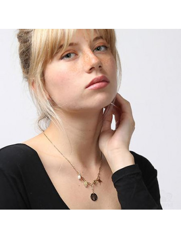 Stainless steel short Necklace