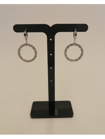 Stainless steel circular shape Earrings